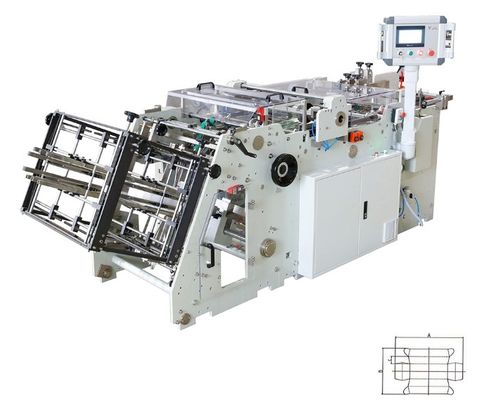 ECOO L-800A Hızlı Beslenme Üç Boyutlu Kartonlama Makinesi Kağıt Kutusu Yapım Makinesi