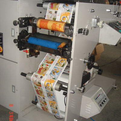 6 Renk Flekso Kağıt Bardak Etiket Etiket Yazıcı Makinesi 60m/Dk