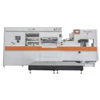 TD800S Pres öncesi ekipmanları Düz yataklı döşeme kesme makinesi