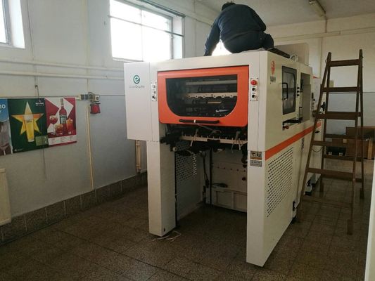 Karton Kabartma için 760 × 520mm Folyo Damgalama Kalıp Kesme Makinesi