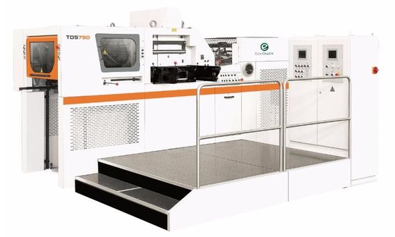 Karton Kabartma için 760 × 520mm Folyo Damgalama Kalıp Kesme Makinesi