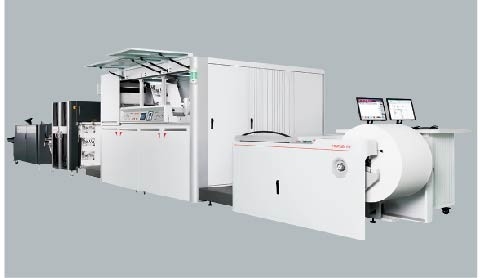 540mm Genişliği Dijital Mürekkep Atıcı 600dpi*1200dpi 100m/min