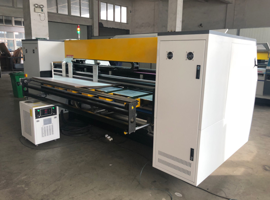 CMYK Oluklu Dijital Mürekkep Püskürtmeli Yazıcı 2500mm Besleme Genişliği