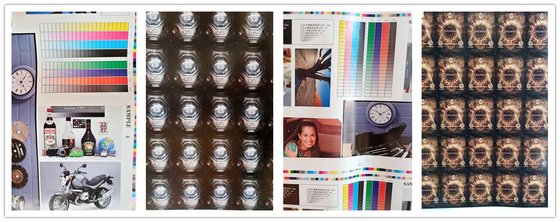 UV ile A2 4Colors Ofset Levha Besleme Baskı Makinesi 12000s / H